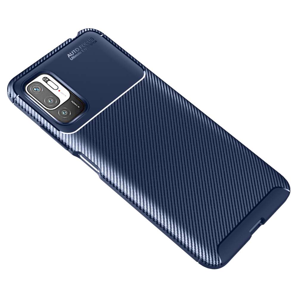 TPU Case für XIAOMI REDMI NOTE 10 5G Carbon Fiber Muster Shockproof Hülle Cover