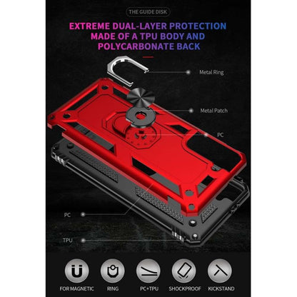Outdoor Case für SAMSUNG GALAXY S21 FE TPU Hybrid Sergeant Armor Ring Hülle