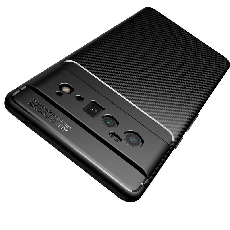 TPU Hülle für Google Pixel 6 PRO Carbon Fiber Muster Shockproof Back Cover Case