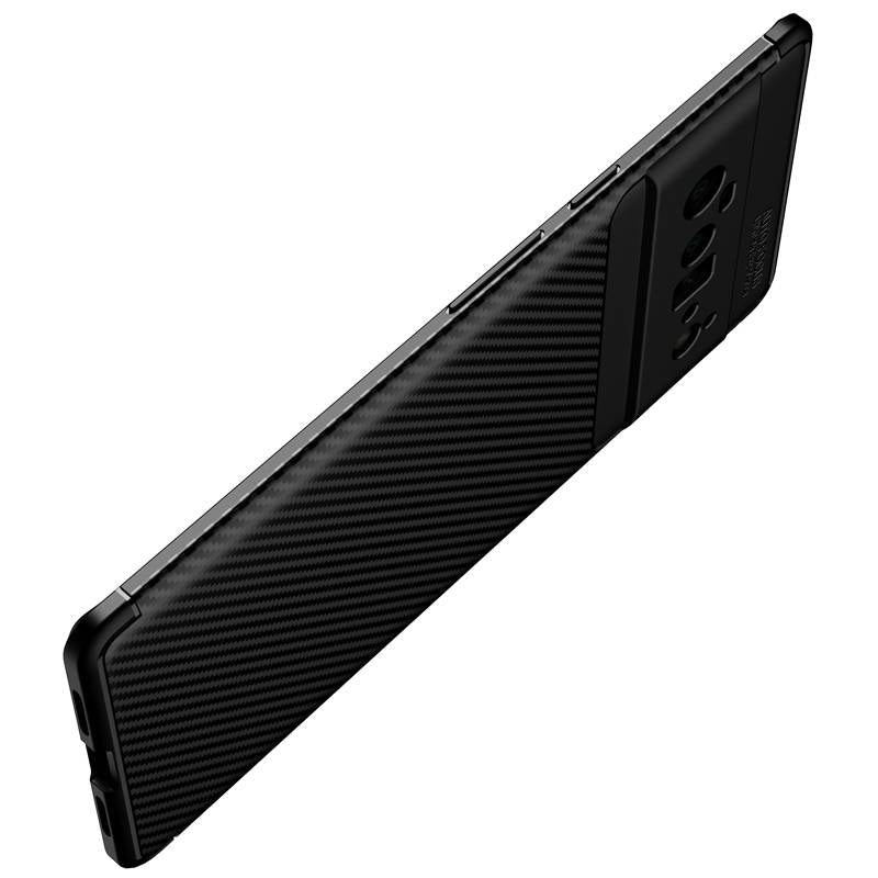 TPU Hülle für Google Pixel 6 PRO Carbon Fiber Muster Shockproof Back Cover Case