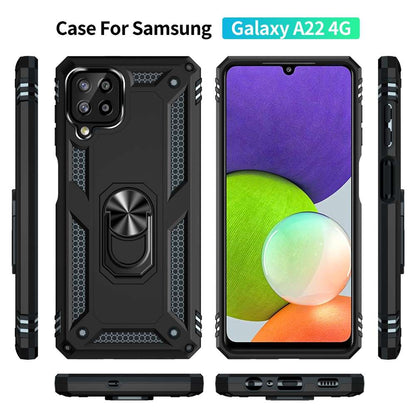Outdoor Case für SAMSUNG GALAXY A22 4G TPU PC Hybrid Sergeant Armor Hülle Cover