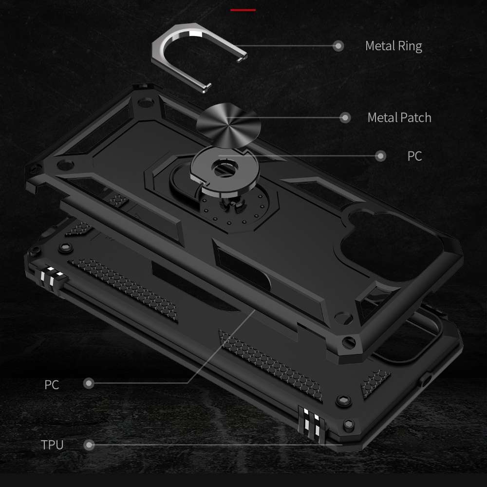 Outdoor Case für SAMSUNG GALAXY A22 4G TPU PC Hybrid Sergeant Armor Hülle Cover