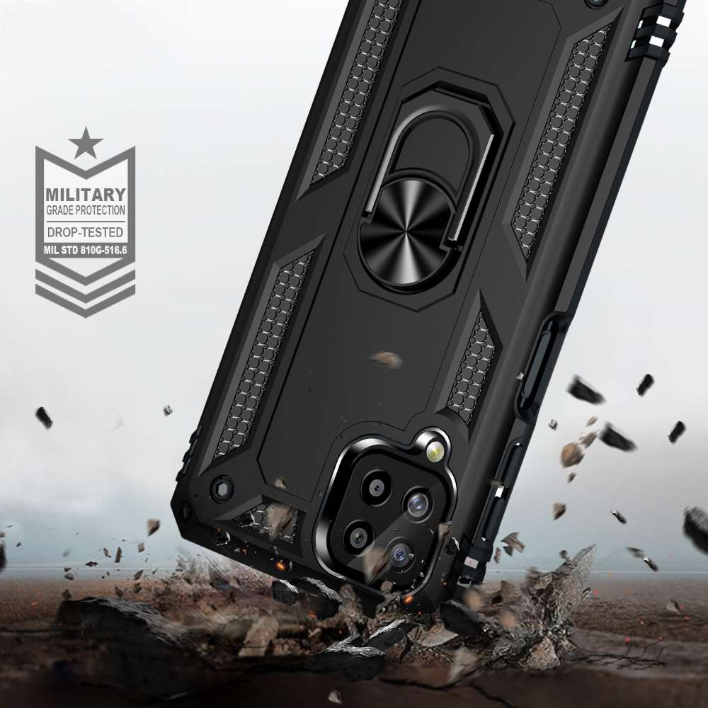 Outdoor Case für SAMSUNG GALAXY A22 4G TPU PC Hybrid Sergeant Armor Hülle Cover