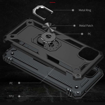 Outdoor Case für SAMSUNG GALAXY A22 5G TPU PC Hybrid Sergeant Armor Hülle Cover