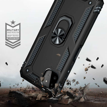 Outdoor Case für SAMSUNG GALAXY A22 5G TPU PC Hybrid Sergeant Armor Hülle Cover