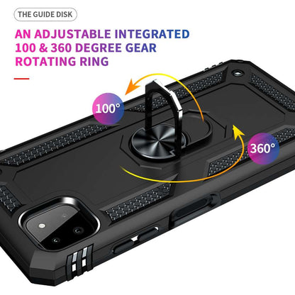Outdoor Case für SAMSUNG GALAXY A22 5G TPU PC Hybrid Sergeant Armor Hülle Cover