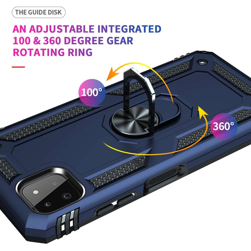 Outdoor Case für SAMSUNG GALAXY A22 5G TPU PC Hybrid Sergeant Armor Hülle Cover