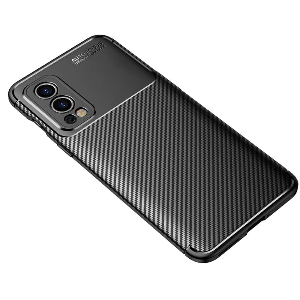 TPU Case für ONEPLUS NORD 2 Carbon Fiber Muster Shockproof Texture Hülle Cover