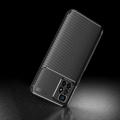 TPU Case für XIAOMI REDMI 10 Carbon Fiber Muster Shockproof Texture Hülle Cover
