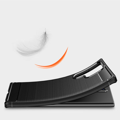 TPU Hülle für Samsung Galaxy S22 ULTRA Carbon Fiber Skin Brushed Schutzcover