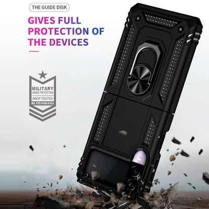 Outdoor Case für Samsung Galaxy Z FLIP3 TPU Hybrid Sergeant Armor Ring Hülle