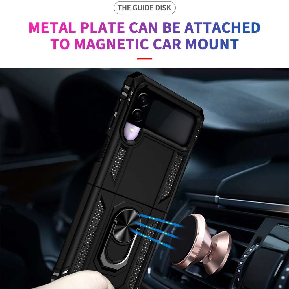 Outdoor Case für Samsung Galaxy Z FLIP3 TPU Hybrid Sergeant Armor Ring Hülle