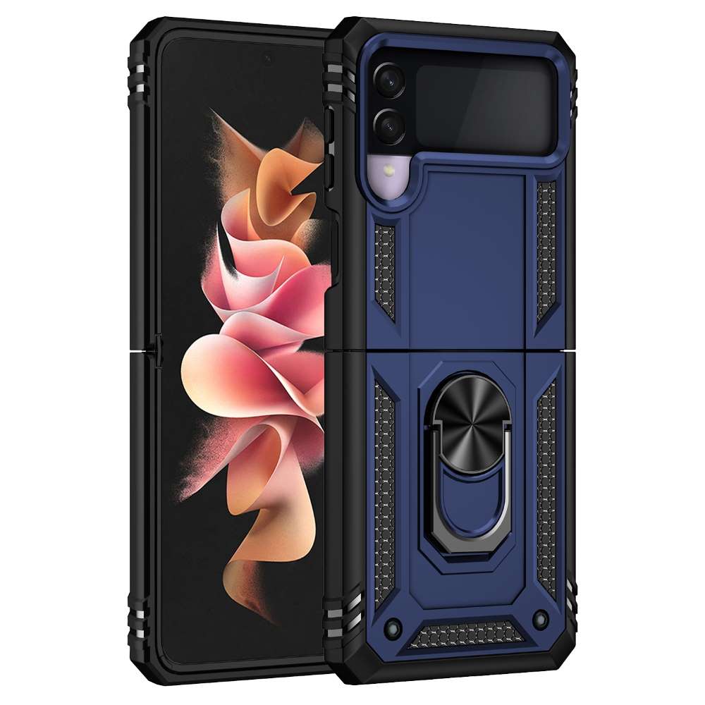 Outdoor Case für Samsung Galaxy Z FLIP3 TPU Hybrid Sergeant Armor Ring Hülle
