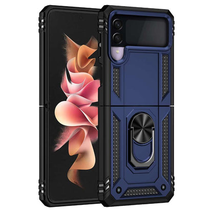 Outdoor Case für Samsung Galaxy Z FLIP3 TPU Hybrid Sergeant Armor Ring Hülle