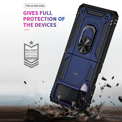 Outdoor Case für Samsung Galaxy Z FLIP3 TPU Hybrid Sergeant Armor Ring Hülle