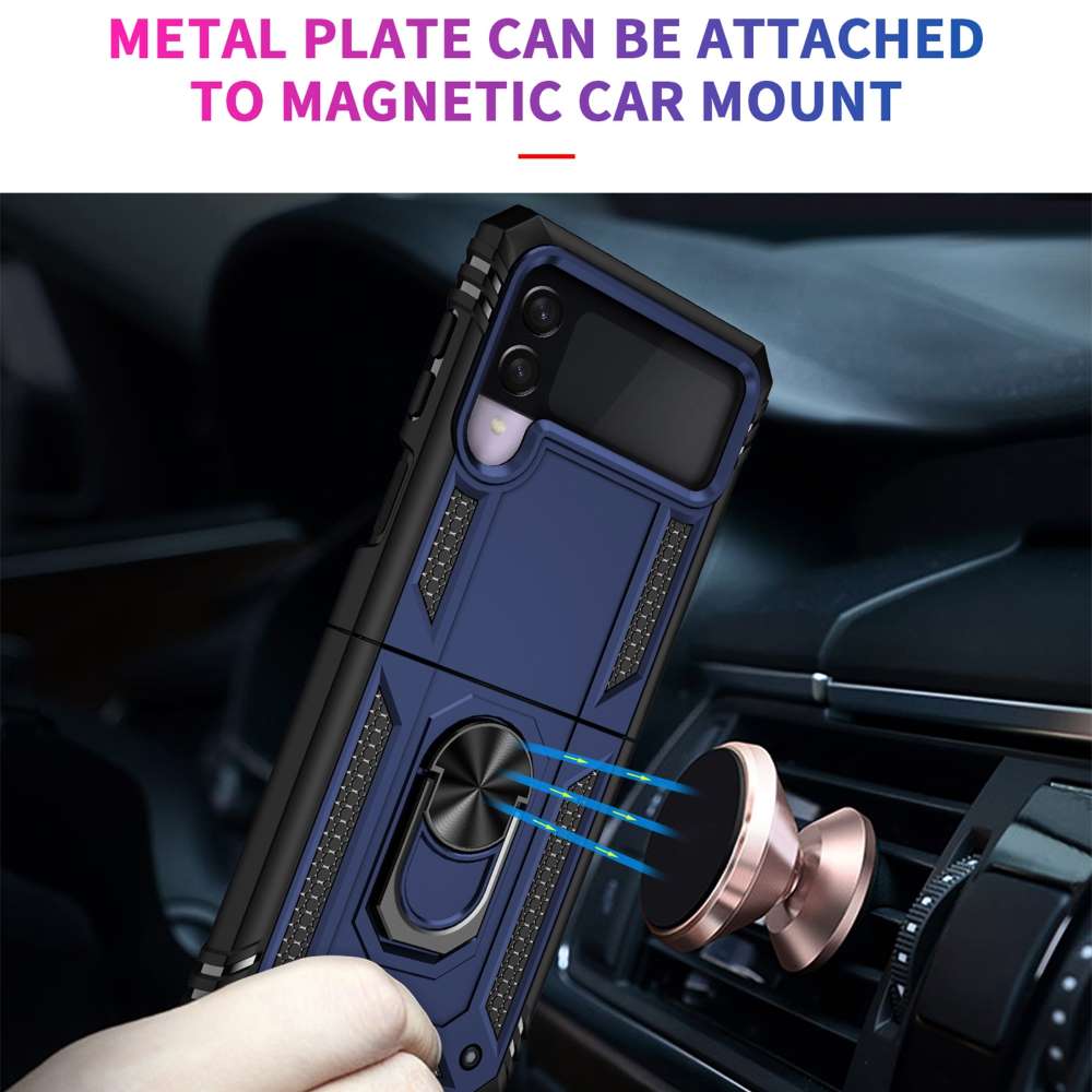 Outdoor Case für Samsung Galaxy Z FLIP3 TPU Hybrid Sergeant Armor Ring Hülle