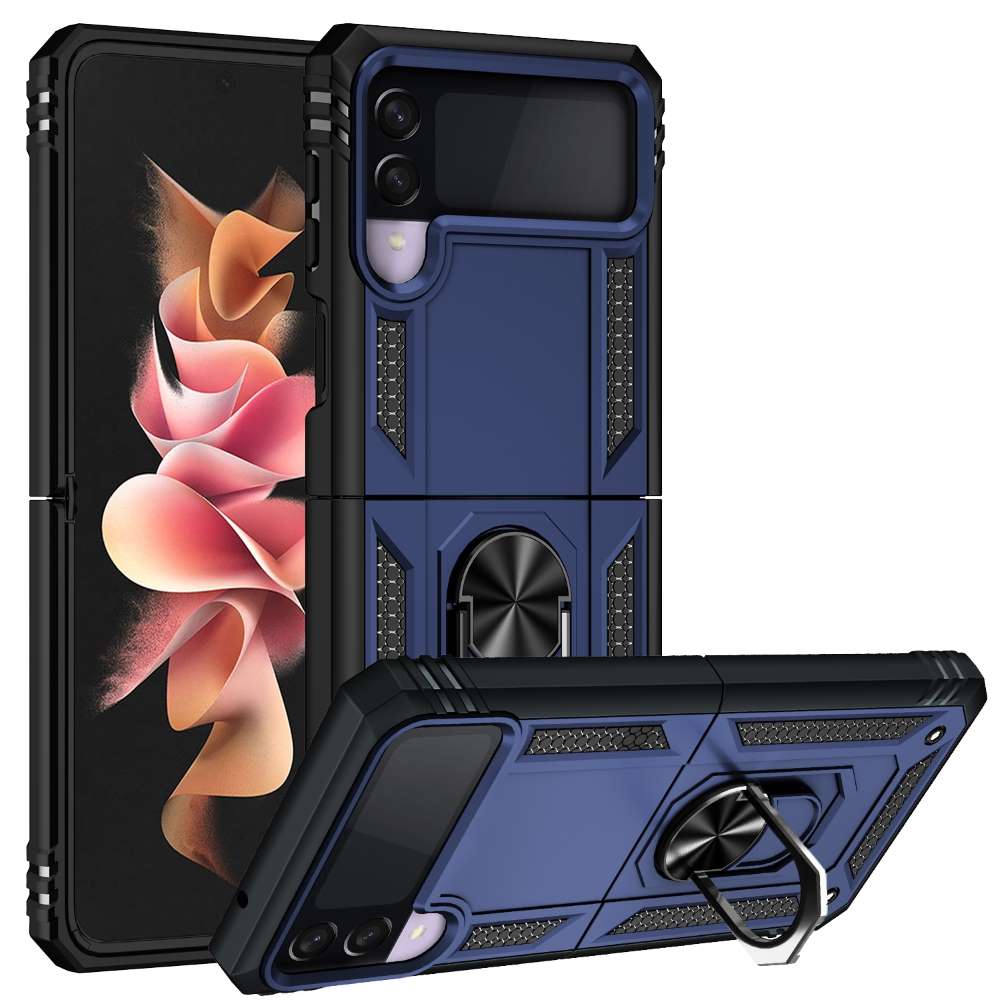 Outdoor Case für Samsung Galaxy Z FLIP3 TPU Hybrid Sergeant Armor Ring Hülle
