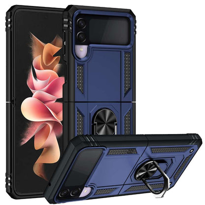 Outdoor Case für Samsung Galaxy Z FLIP3 TPU Hybrid Sergeant Armor Ring Hülle