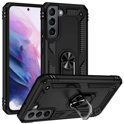 Outdoor Case für SAMSUNG GALAXY S22 TPU Hybrid Sergeant Armor Metall Ring Hülle