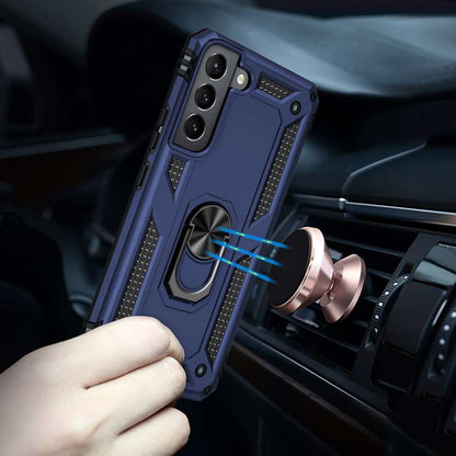 Outdoor Case für SAMSUNG GALAXY S22 TPU Hybrid Sergeant Armor Metall Ring Hülle