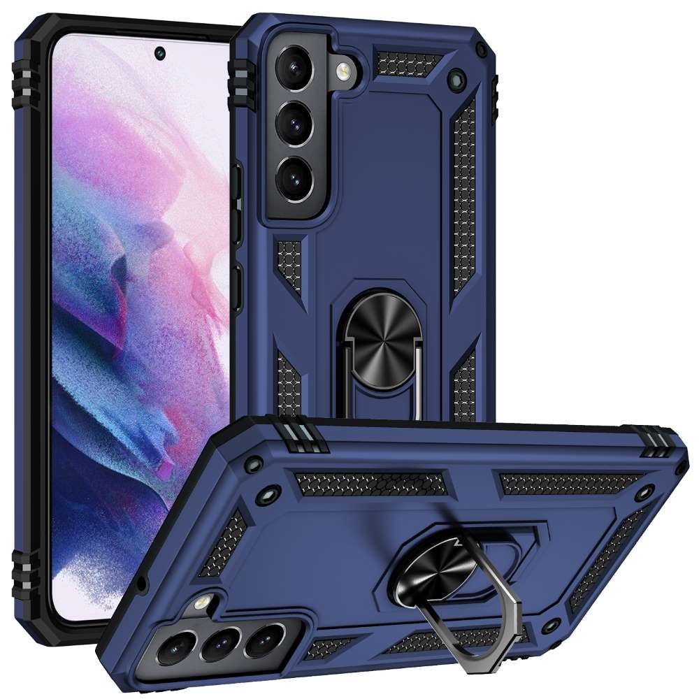 Outdoor Case für SAMSUNG GALAXY S22 TPU Hybrid Sergeant Armor Metall Ring Hülle