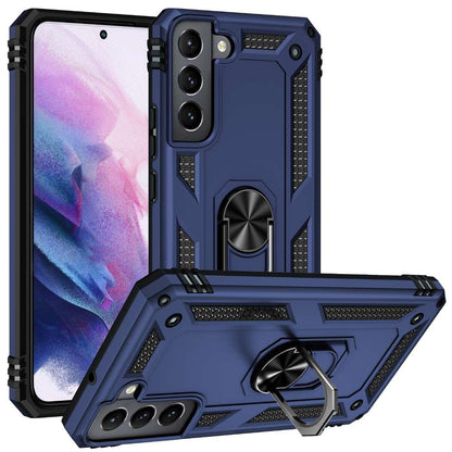 Outdoor Case für SAMSUNG GALAXY S22 TPU Hybrid Sergeant Armor Metall Ring Hülle