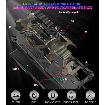 Outdoor Hülle für Samsung Galaxy S22 ULTRA Camouflage Shockproof Schutz Cover