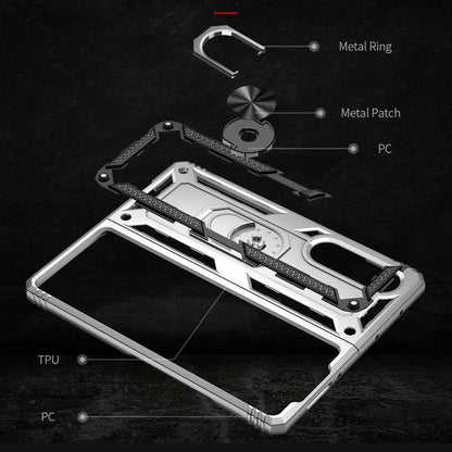 Outdoor Case für Samsung Galaxy Z FOLD3 TPU Hybrid Sergeant Armor Ring Hülle