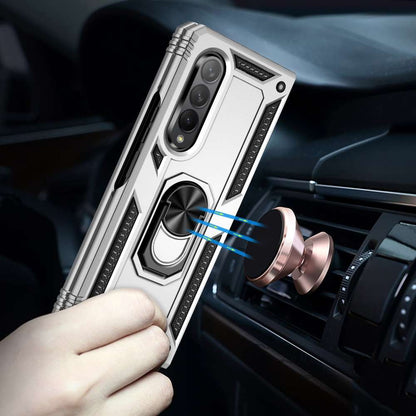 Outdoor Case für Samsung Galaxy Z FOLD3 TPU Hybrid Sergeant Armor Ring Hülle