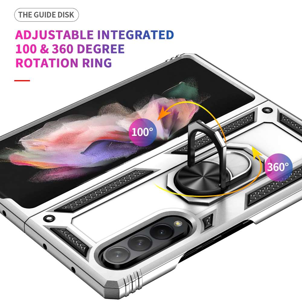 Outdoor Case für Samsung Galaxy Z FOLD3 TPU Hybrid Sergeant Armor Ring Hülle