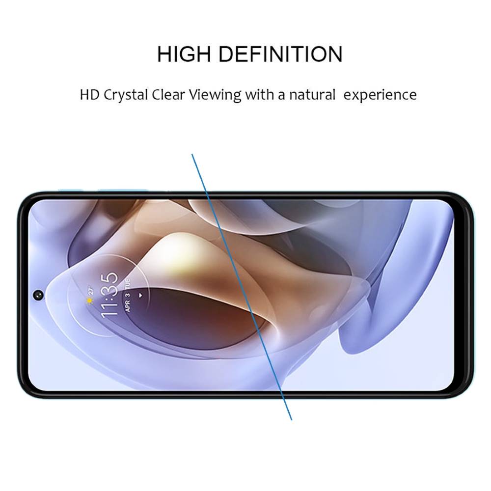 Schutzglas für Motorola Moto G53 Full Cover Full Glue Tempered Glass Folie Film