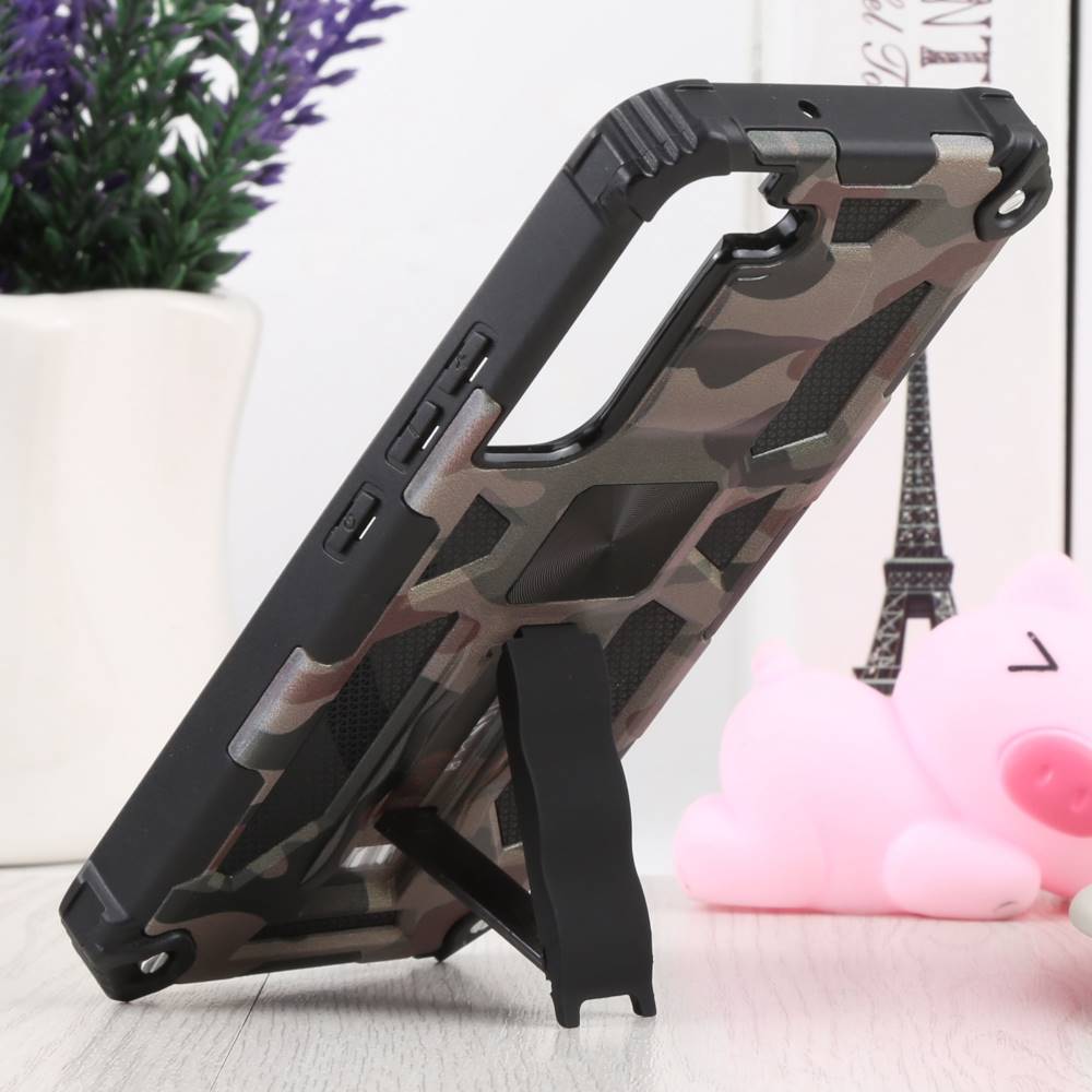 Outdoor Hülle für Samsung Galaxy S22 Camouflage Shockproof Schutz Cover Armor