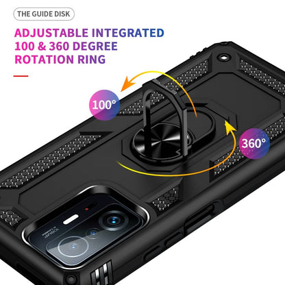 Outdoor Hülle für Xiaomi 11T 11T PRO TPU PC Hybrid Sergeant Armor Ring Cover