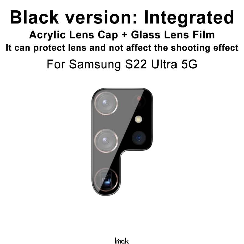 IMAK Kamera Schutzglas für Samsung Galaxy S22 ULTRA Kameraschutz Glas Abdeckung