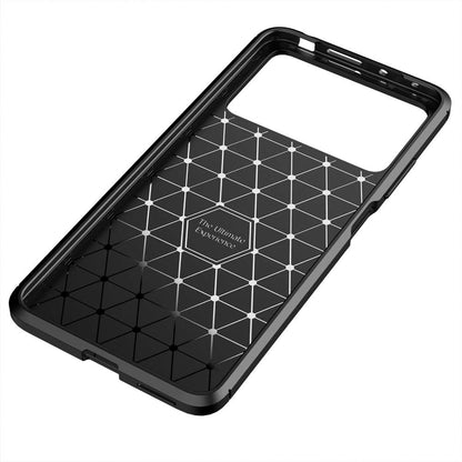 TPU Case für XIAOMI POCO X4 PRO 5G Carbon Fiber Muster Shockproof Texture Hülle