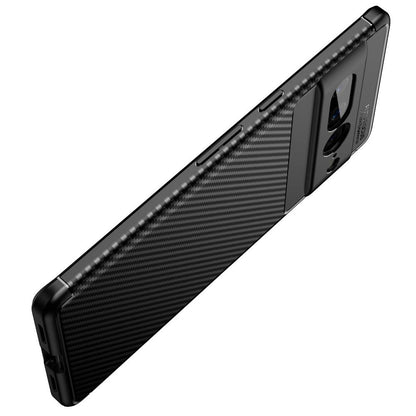 TPU Hülle für Google Pixel 7 PRO Carbon Fiber Muster Shockproof Back Cover Case