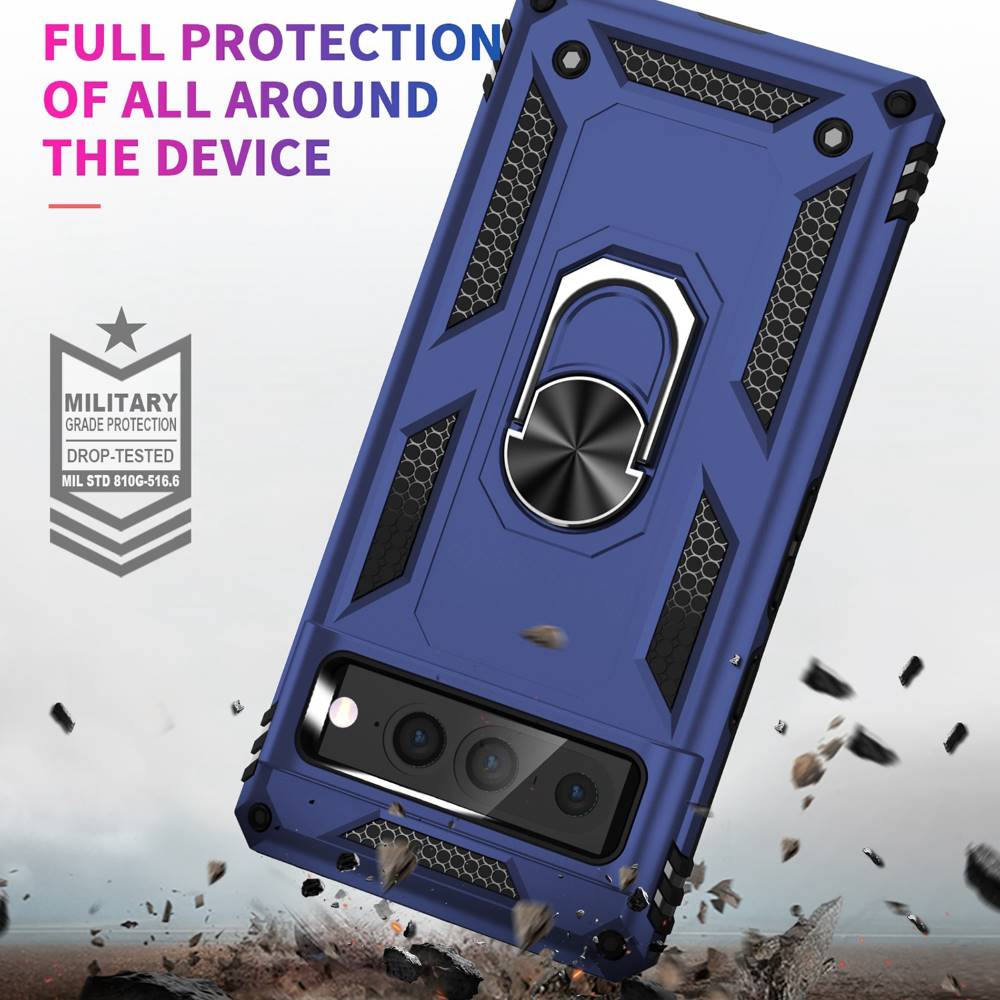 Outdoor Hülle für Google Pixel 7 PRO TPU PC Hybrid Sergeant Armor Ring Cover