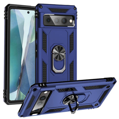 Outdoor Hülle für Google Pixel 7 PRO TPU PC Hybrid Sergeant Armor Ring Cover