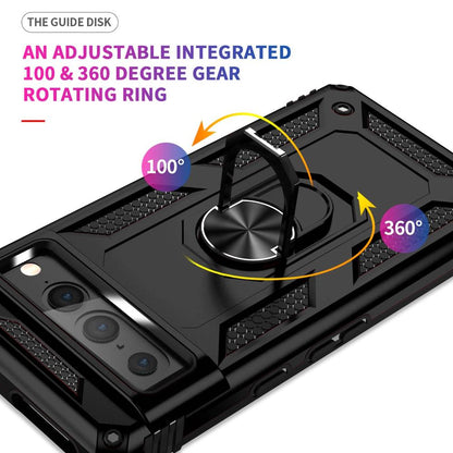Outdoor Hülle für Google Pixel 7 PRO TPU PC Hybrid Sergeant Armor Ring Cover
