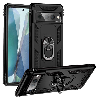 Outdoor Hülle für Google Pixel 7 PRO TPU PC Hybrid Sergeant Armor Ring Cover