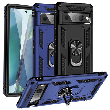 Outdoor Hülle für Google Pixel 7 PRO TPU PC Hybrid Sergeant Armor Ring Cover