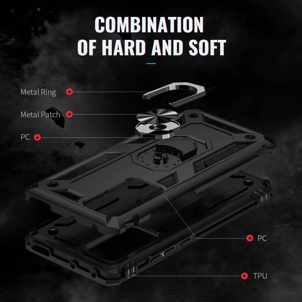 Outdoor Hülle für Xiaomi 12 PRO TPU PC Hybrid Sergeant Armor Ring Cover Case
