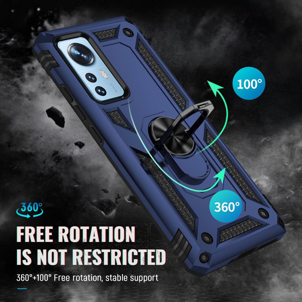 Outdoor Hülle für Xiaomi 12 PRO TPU PC Hybrid Sergeant Armor Ring Cover Case