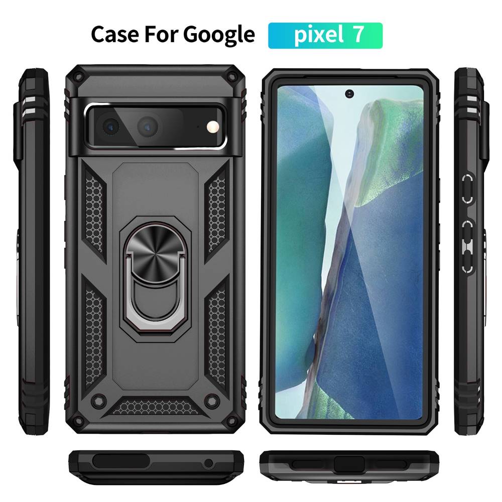 Outdoor Hülle für Google Pixel 7 TPU PC Hybrid Sergeant Armor Ring Cover Case
