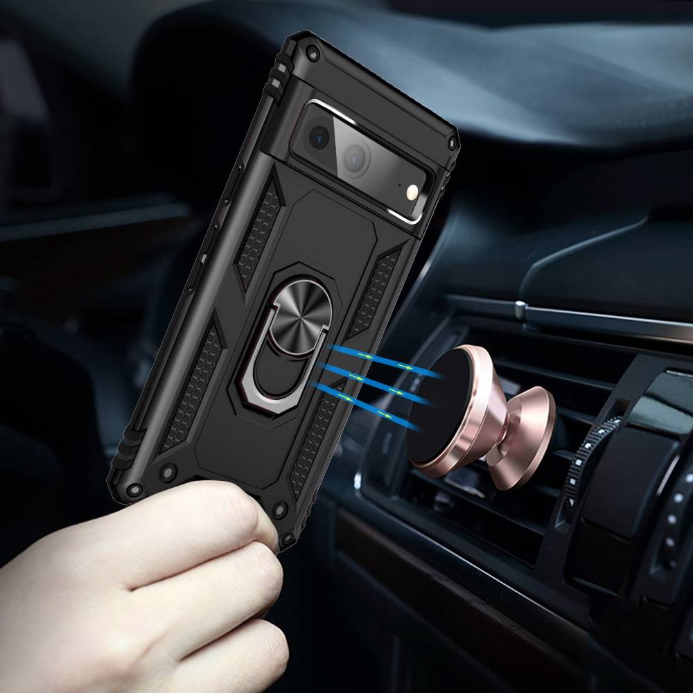 Outdoor Hülle für Google Pixel 7 TPU PC Hybrid Sergeant Armor Ring Cover Case