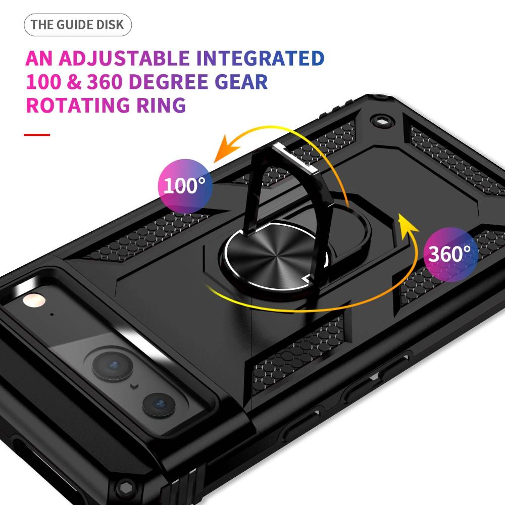 Outdoor Hülle für Google Pixel 7 TPU PC Hybrid Sergeant Armor Ring Cover Case