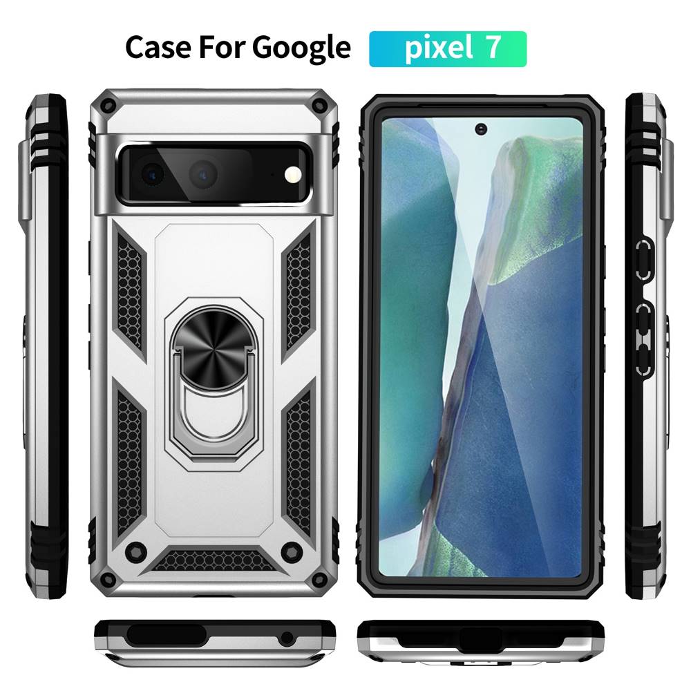 Outdoor Hülle für Google Pixel 7 TPU PC Hybrid Sergeant Armor Ring Cover Case