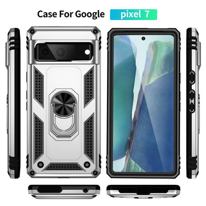 Outdoor Hülle für Google Pixel 7 TPU PC Hybrid Sergeant Armor Ring Cover Case