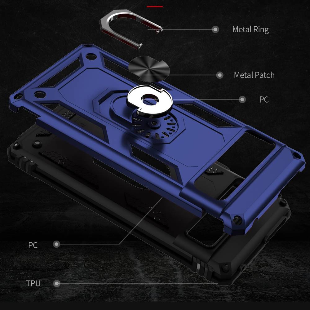 Outdoor Hülle für Google Pixel 7 TPU PC Hybrid Sergeant Armor Ring Cover Case