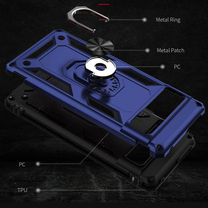 Outdoor Hülle für Google Pixel 7 TPU PC Hybrid Sergeant Armor Ring Cover Case